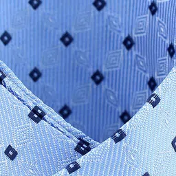 kavove KOVOVE Men Blue Printed Pocket Square image 4