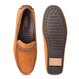 birgos Men Slip-On Suede Driving Shoes image 5