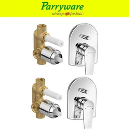 parryware Praseo concealed Diverter Body with Concealed Upper Part set of 2 pic 278 Faucet Set-picture-12