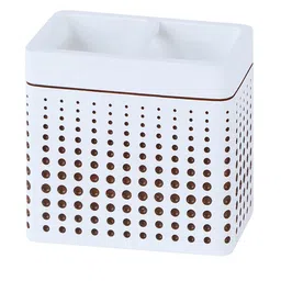 OBSESSIONS Beige & Brown 4 Pieces Bathroom Accessories Set image 3