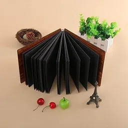 decorhouse Premium Wooden DIY HD Printed Photo Album Scrapbook Memory Book Album image 3