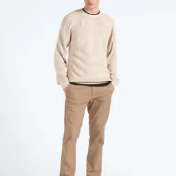 Flying Machine Ribbed Acrylic Pullover Sweater image 5