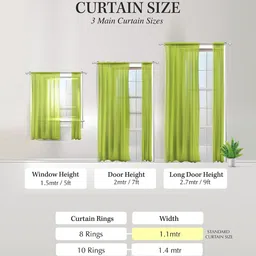 Cortina Black & Beige Single Printed Window Curtain image 5