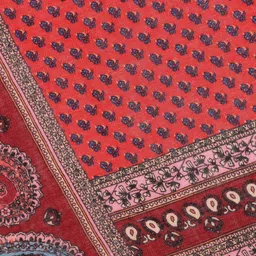 SHINGORA Women Maroon Printed Pure Wool Shawl image 5