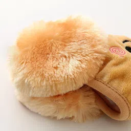 mopslik Boys Kids 4 - 12 Years Warm Winter Fleece Cartoon Earmuff With Face Mask - Brown Ear Muff image 5
