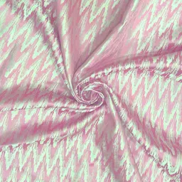 BIANCA D`ROMANIO Pink Abstract Printed Black Out Window Curtain image 2