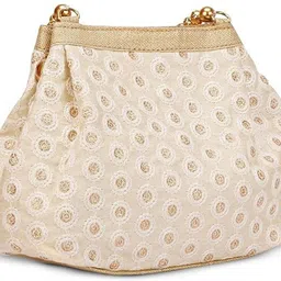 longing to buy Women Gold Potli image 2