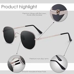 good friends UV Protection Retro Square Sunglasses (Free Size) image 2