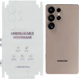 Besmon Back Screen Guard for Samsung Galaxy S25 Ultra Back Screen Protector Unbreakable Matte Screen Protector Membrane Back And Side Covered-image-66