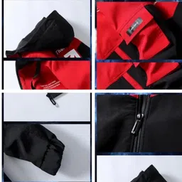zyrona Men Colorblock Casual Jacket image 4