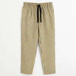 belvine Men’s Cotton Checkered Lounge Pants with Elastic Waist and Drawstring Men Pyjama-picture-15