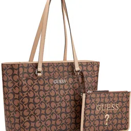 guess Women Brown Tote image 3