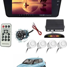 maties 7Inch Rearview Monitor Mirror with Touch Button,Camera & White sensor 86 Black LCD-picture-21