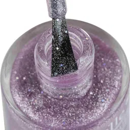 debelle Gel Nail Lacquer (Lavender with Holo Glitter ; Sugar Finish) Ophelia image 2