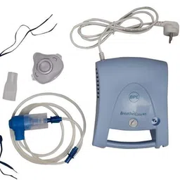 BPL Breath Ezee N5 Low Noise Compressor Nebuliser Machine Kit with thermometer Nebulizer image 2