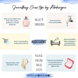 ABDESIGNS Rose Gold-Plated Brass Artificial Stones-Studded Chain image 4