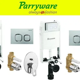 parryware Half Frame Concealed Cistern, with divater body upper Pluto set of 2 pic 396 Dual Flush Tank-picture-23