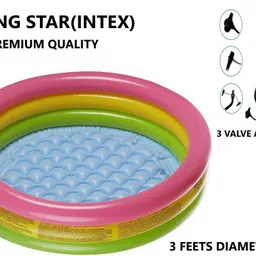 (ECOME-31)PREMIUM GIFT COMBO PEOPLE’S CHOICE BEST SELLER 3 FEETS ROUND COLOUR FULL WITH AIR BASE, 3 FEETS WATER POOL FOR WATER FUN FOR YOURS KIDS AND CHILDERNS AND AIR PUMP.3 Feet Kid’s ,Water Pool Bath Tub,Kiddie Pool ,SWIMMING POOL.BEST SELLER PEOPLE CHOICE.BEST GIFT FOR YOURS KIDS AND BABY. Inflatable Swimming Pool-image-80