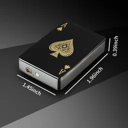 crokroz Ikka Lighter|Wind Proof |Stylish Latest Modern Unisex Windproof Unique Design Cigarette Pocket Lighter image 3