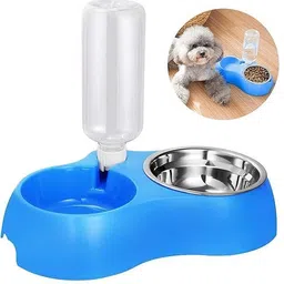 lekored Pet Feeder Plastic Pet Bowl & Bottle image 2