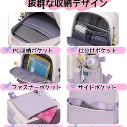 walson Medium 30 L Laptop Backpack Trendy Kawaii Backpack For College or School Backpack | Standard Backpack image 3