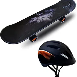jaspo Power Kids Dual 26" inches Skateboard, Helmet for Beginners Boys & Girls (6 Years & Above) Skating Kit-picture-26