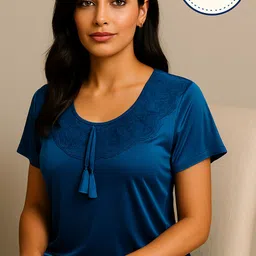 deevasatin Women Nightdress image 4