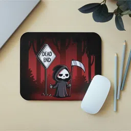makekart Unique Cartoon Grim Reaper Desk Mat - Stand Out on Your Desk Non Slip Base Mousepad-image-31
