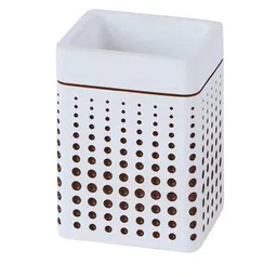 OBSESSIONS Beige & Brown 4 Pieces Bathroom Accessories Set image 2