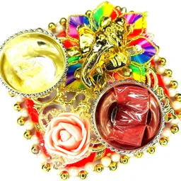 unique creations Religious 169 Plastic (PVC) Chawal Roli Pack Set-picture-12