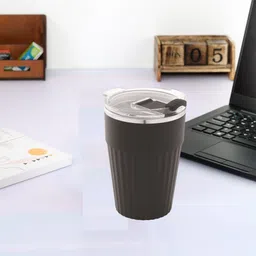 visual industries Visual Insulated Stainless Steel Sip Glass | Mini Tumbler | Hot & Cold image 2