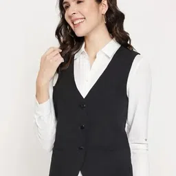 new-18 Solid Women Waistcoat-picture-14