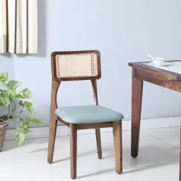 woodsworth from pepperfry Gistel Sheesham Wood Dining Chairs In Scratch Resistant Provincial Teak Finish (Set Of 2 ) image 1