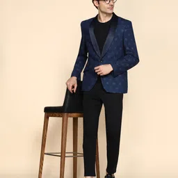 raymond Men Printed Single Breasted Formal Blazer image 2