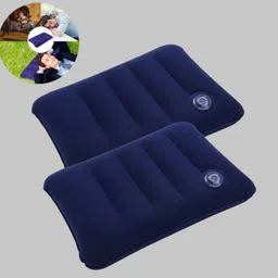 Inflatable Cushion Comfortable Pillow Soft Lightweight Pillow for Outdoor Use Air Solid Travel Pillow Pack of 2-image-53