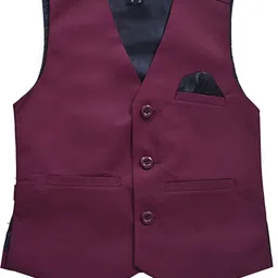 qtsy Self Design Men Waistcoat-picture-25