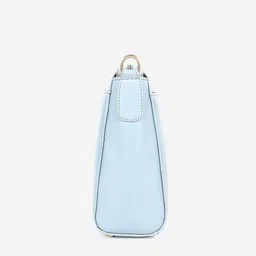 Black Spade Textured PU Structured Sling Bag with Quilted image 2