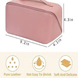 drashti villa Women Pink Cosmetic Bag image 4