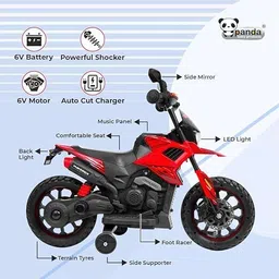 panda baby products Bike Battery Operated Ride On image 4