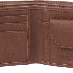 wildauk Men Tan Artificial Leather Wallet - Regular Size image 2