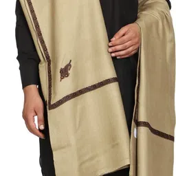 KASHMIRI TREND Wool Solid, Striped Men Shawl image 4