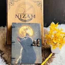 nizam handcraft Beautifully designed diary Notebook With Lock Clasp A5 Diary Unruled A5 Diary 100 200 Pages-picture-42