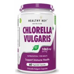HealthyHey Nutrition Chlorella Vulgaris - 1065mg per serving - 60 Vegetable Capsules-image-70
