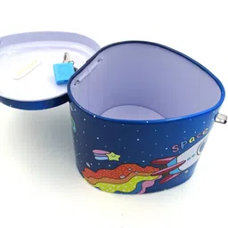 johnnie boy Heart Shape Piggy Bank with Lock And Keys|Designer Piggy bank|Money Bank|Gulla Coin Bank image 2