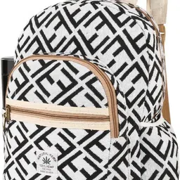 mbeat Medium 25 L Laptop Backpack Attractive JUTE Women's & Girls College and Traveling, School Waterproof Bag image 1