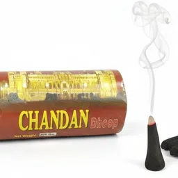divaura Pack of 1 (200 Gram Roll) Sandal Dhoopbatti Incense Dhoop Cone for Worship Sandal Dhoop-picture-11