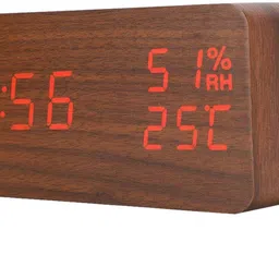 nxz Digital Brown Clock image 2