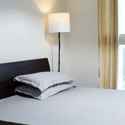 the linen house 450 TC Cotton King Self Design Fitted (Elastic) Bedsheet image 3