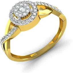 avsar Apeksha 18kt Diamond Yellow Gold ring-image-0