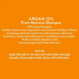 biotique advanced organics Argan Oil Hair Shampoo from Morocco (Cleans, Strengthens and Shines Hair), 300ml image 4